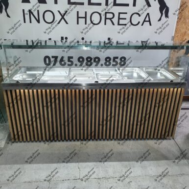 VITRINE CALDE CU RIFLAJ